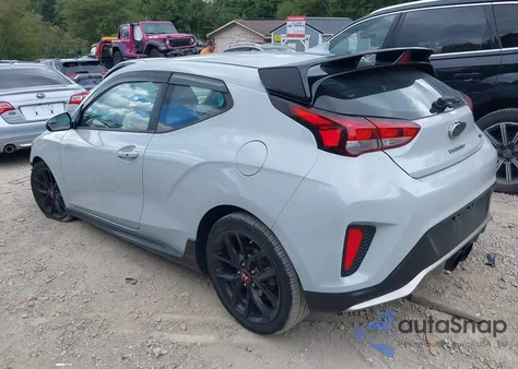 2019 Hyundai Veloster Turbo R-Spec z USA, uszkodzony, nr VIN KMHTH6AB5KU020468